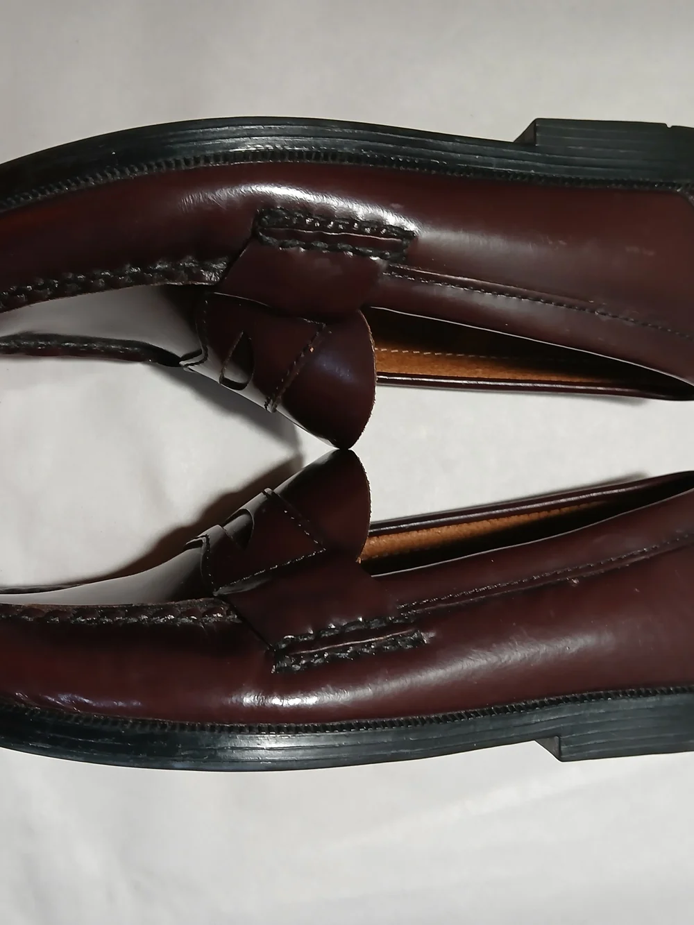 Sperry Kids Burgundy Leather Penny Loafers Sz. 13M